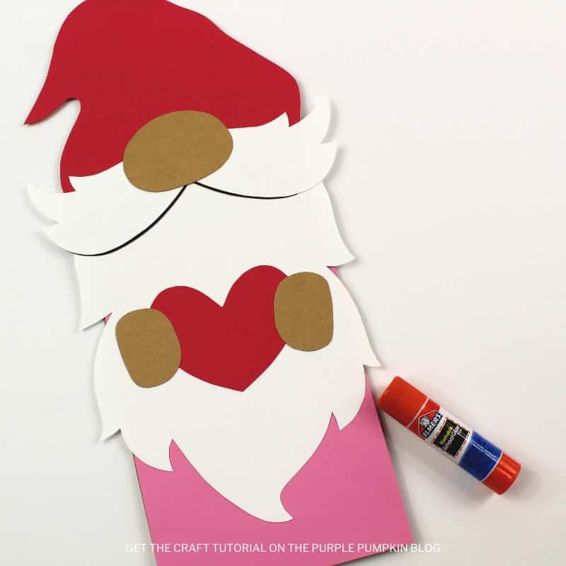Valentine’s Day Gnome Craft + Free Printable Template