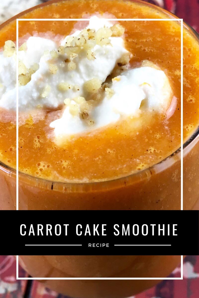 A Carrot Cake Smoothie Recipe