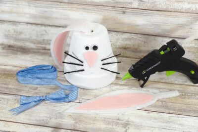 Attaching Pieces to Rabbit Pot