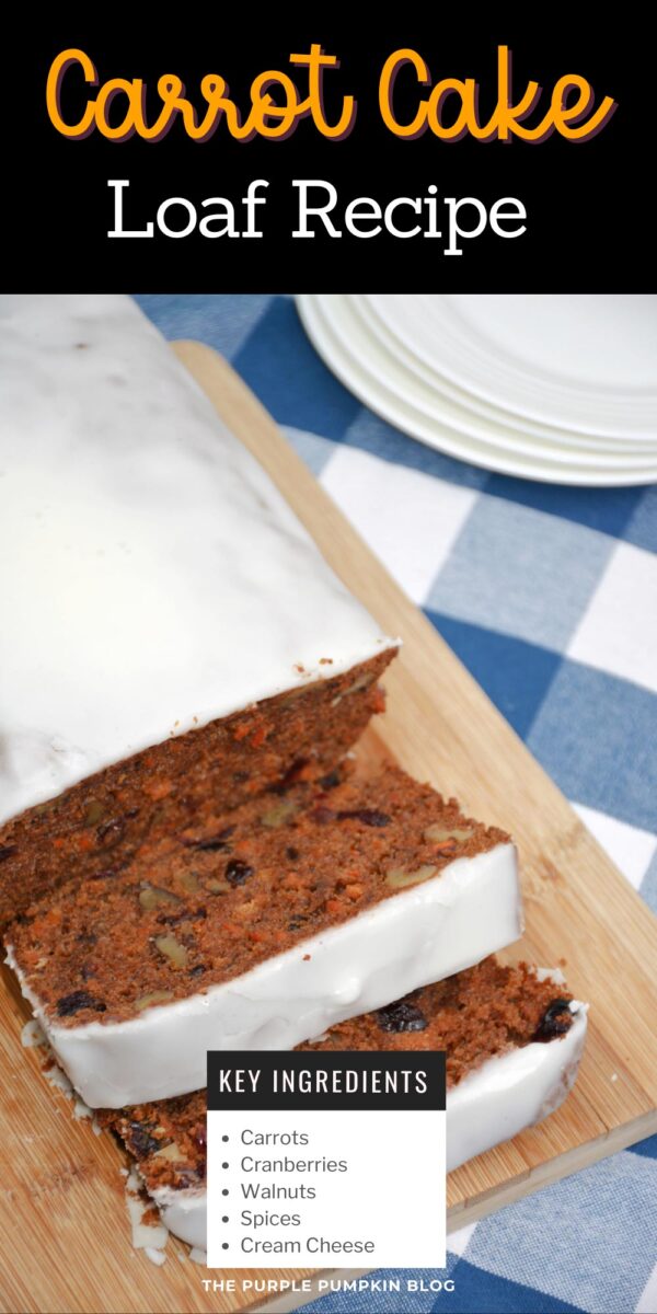 Carrot Cake Loaf Ingredients