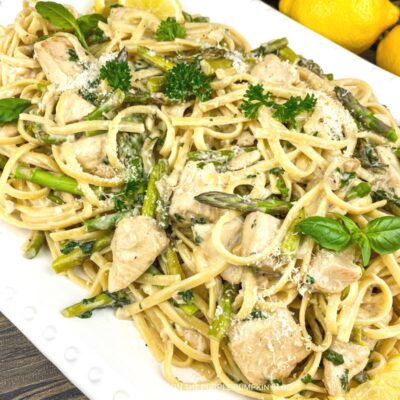 Chicken Asparagus Linguine Recipe