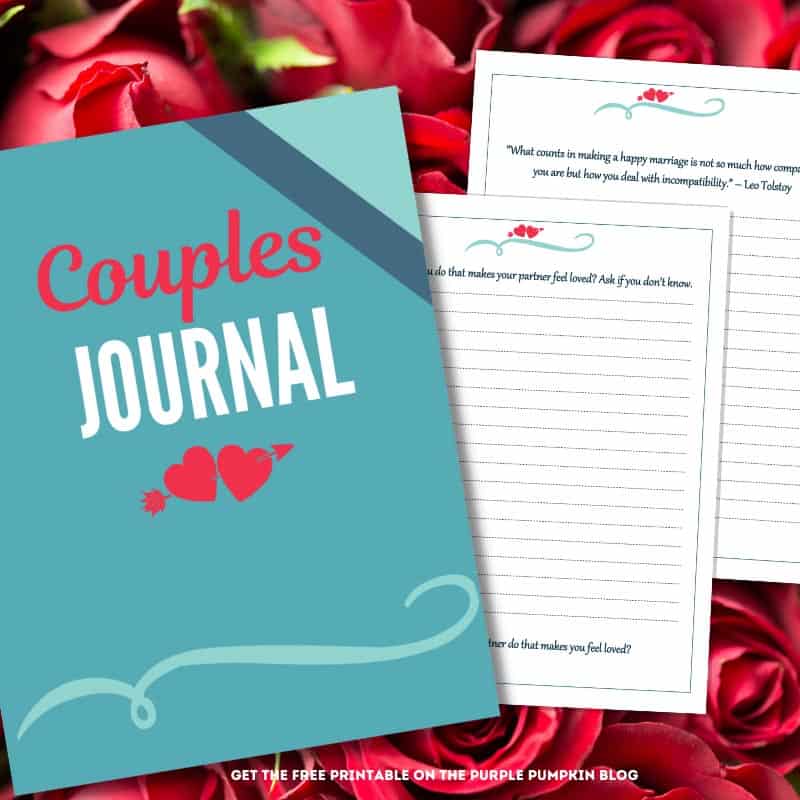 Free Printable Prompt Guided Couples Journal
