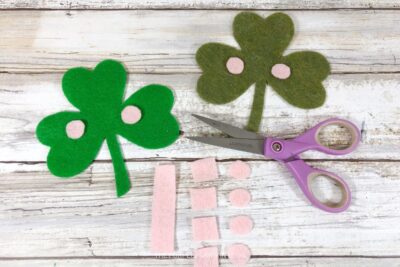 Cutting Shamrock Cheeks