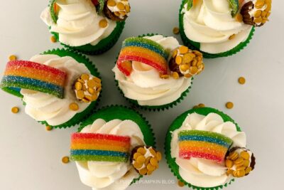 Finished Pot of Gold Cupcakes
