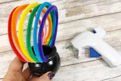 Finished Pipe Cleaner Rainbow