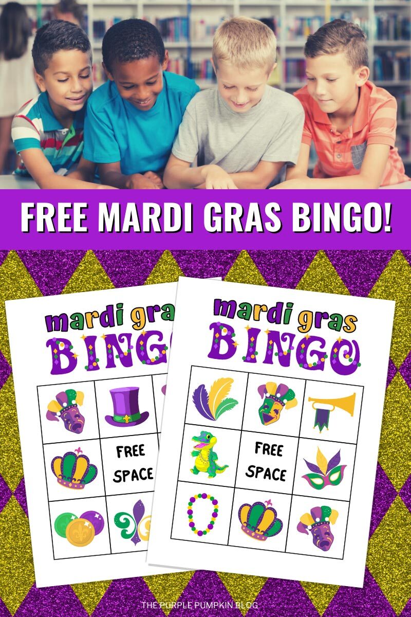 Free Mardi Gras Bingo!