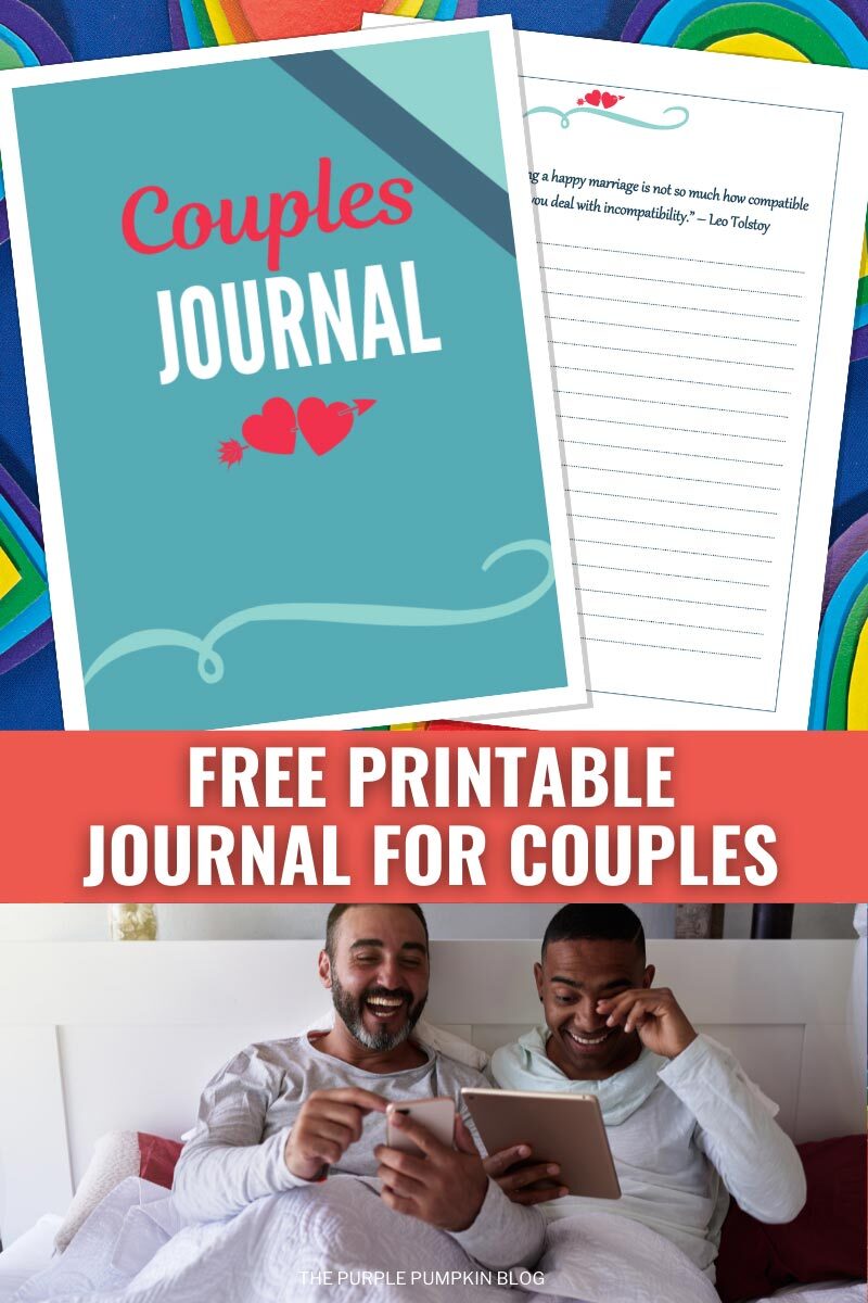 Free Printable Couples Journal With Guided Prompts