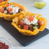 How To Make Low Carb Taco Cheese Cups