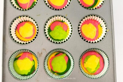Layering the Cupcake Batter