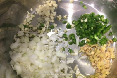 Onions and Garlic in Pot