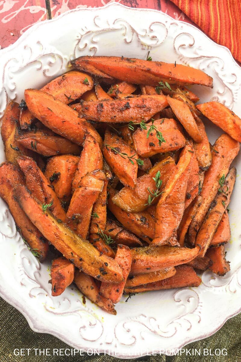 Roasted Curried Carrots - Side Dish Recipe