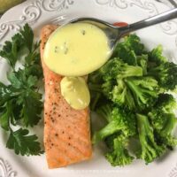 Roasted Salmon with Hollandaise Recipe
