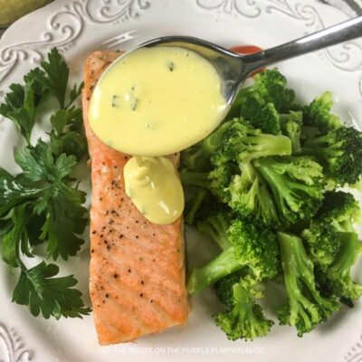 Roasted Salmon with Hollandaise Recipe