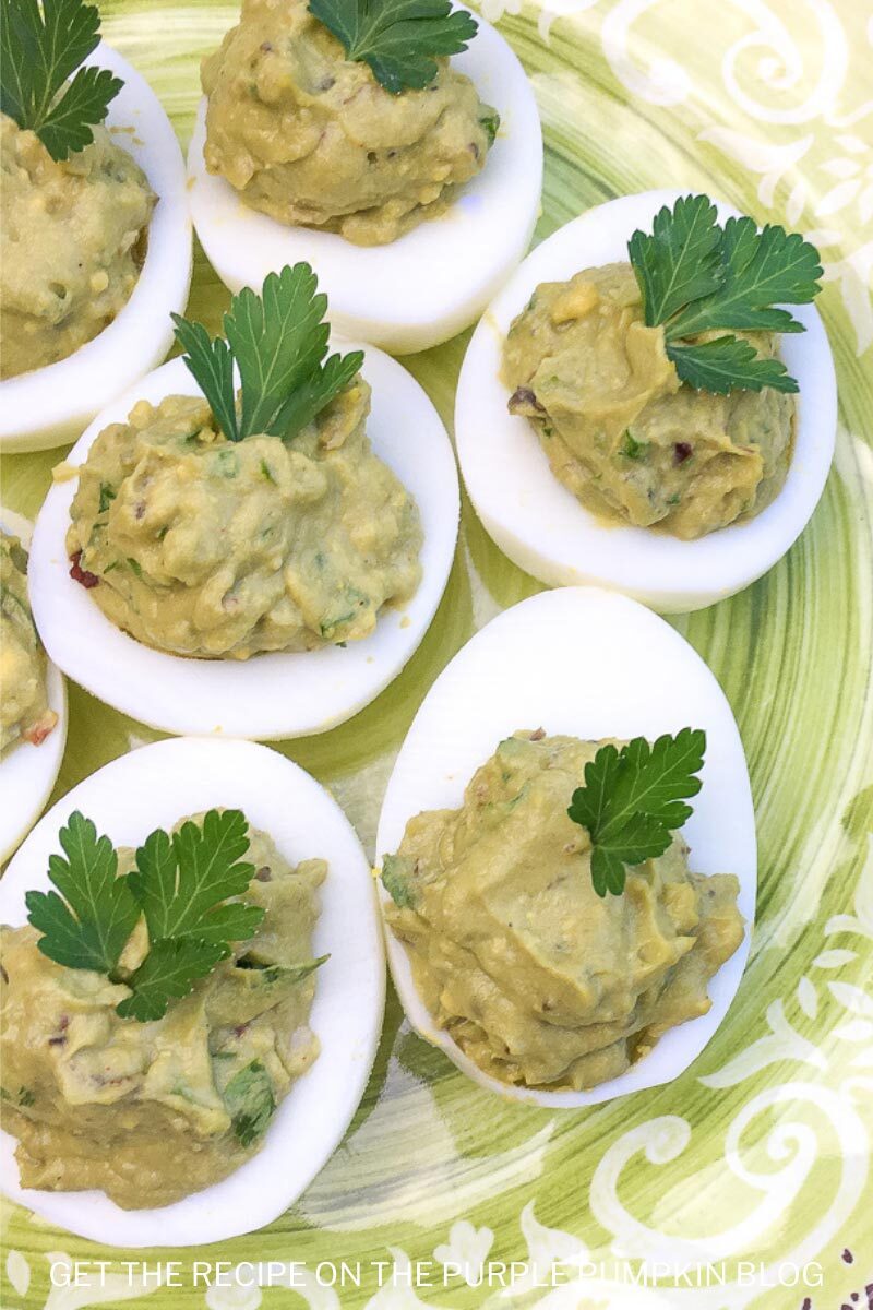Spicy Avocado Deviled Eggs Recipe