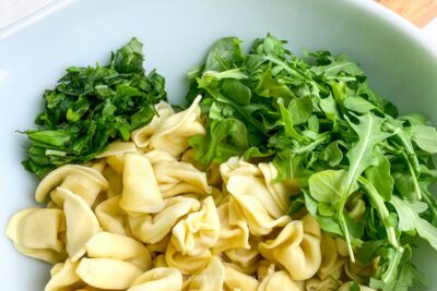 Adding Herbs to Salad