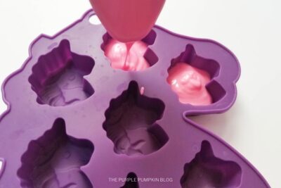 Adding Melted Candy To Unicorn Mold