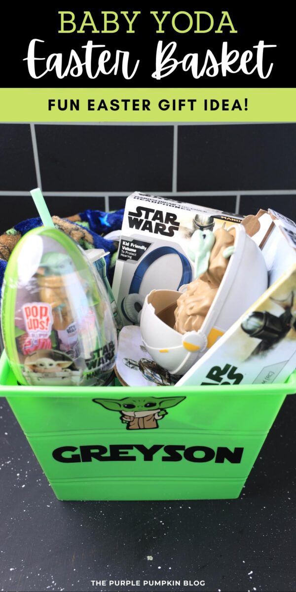 Baby Yoda Easter Basket - Fun Easter Gift Idea!