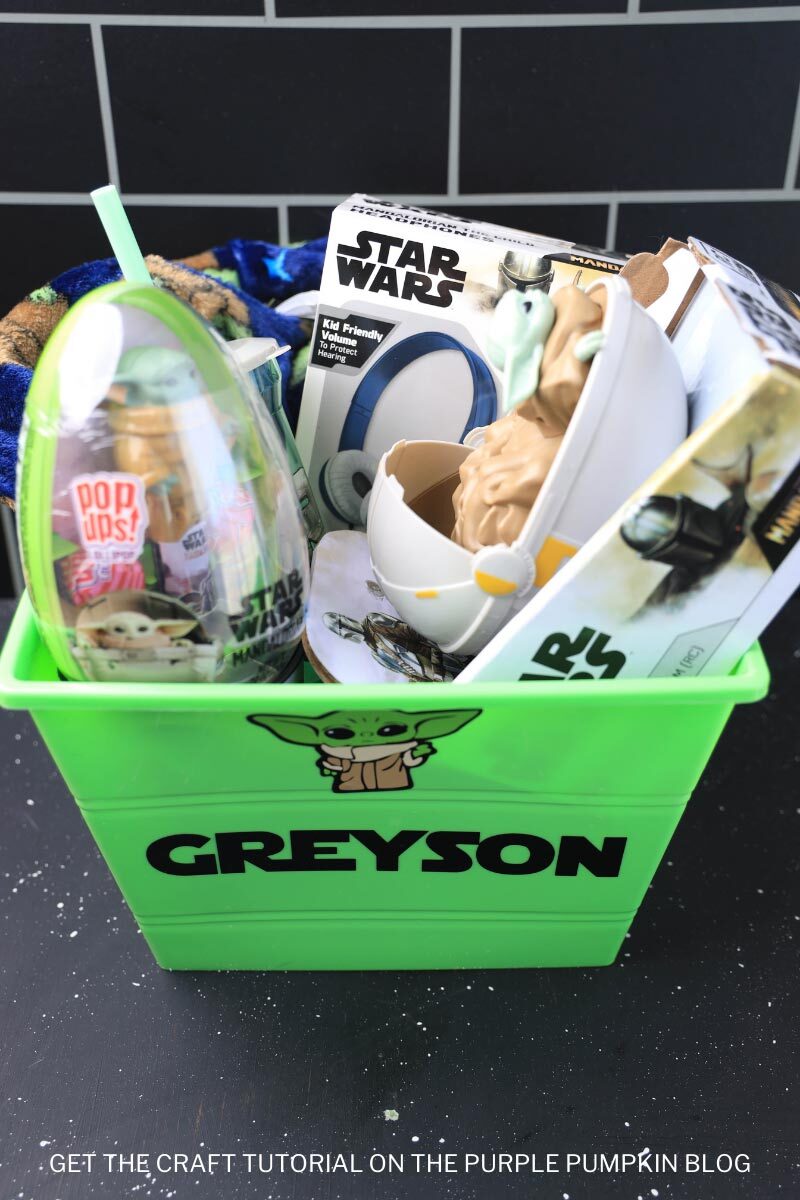 Baby Yoda (Grogu) Gift Basket for Easter