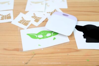 Baby Yoda Sticker with Cricut