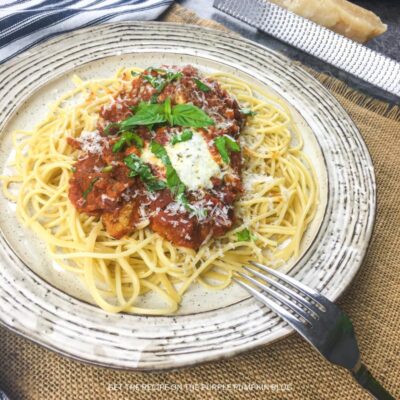 Chicken Parmesan with Spaghetti Recipe