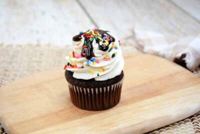 Chocolate Ganache Added to Frosting