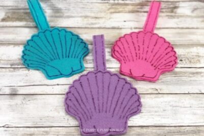 Completed Seashell Bags