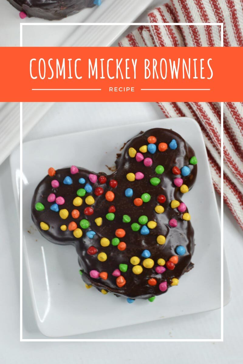 Cosmic Mickey Mouse Brownies Recipe