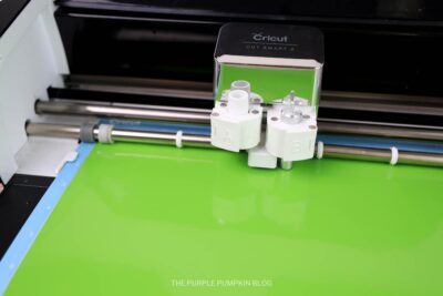 Cricut Cutting Green Vinyl