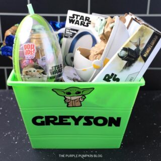 DIY Grogu (Baby Yoda) Easter Basket