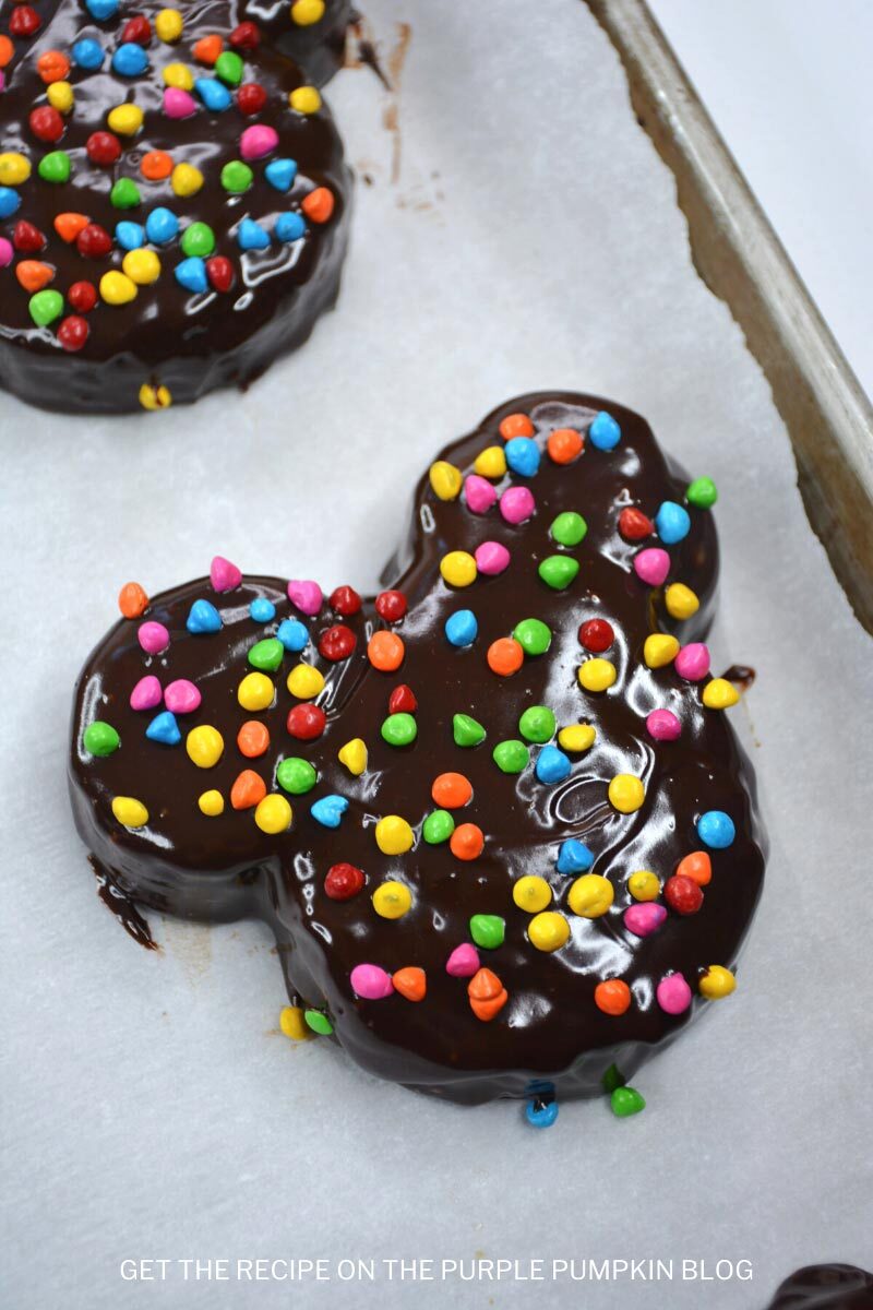 Disney Snacks at Home - Mickey Shaped Brownies