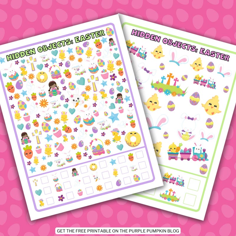 Download These Free Printable Easter Hidden Object Sheets