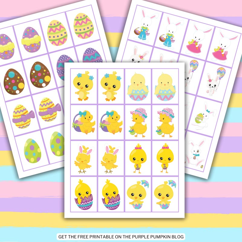 Download This Free Printable Easter Memory Card Game