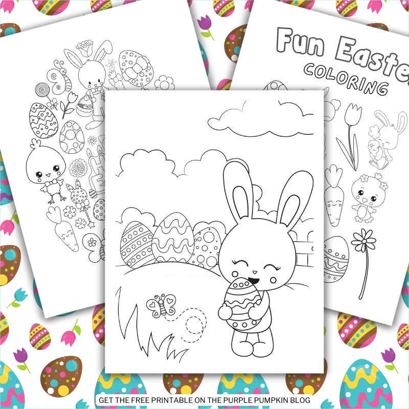 Download these Free Printable Easter Coloring Pages