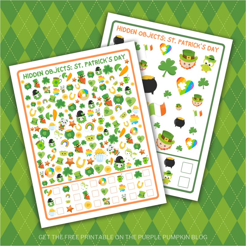 Download this Free Printable St. Patrick's Day Hidden Object Game