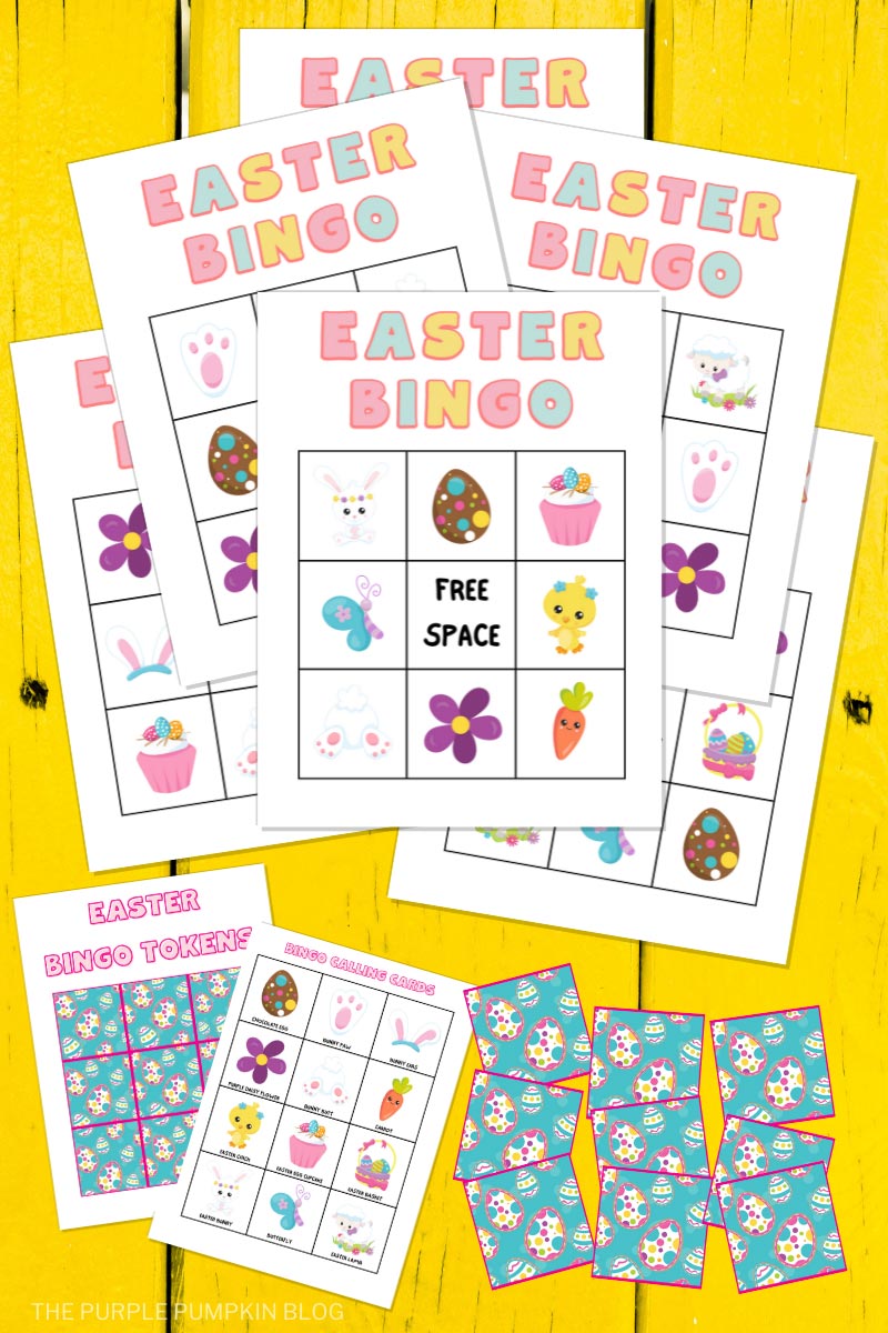 Free Printable Easter Bingo Cards For Springtime Bingo Games!