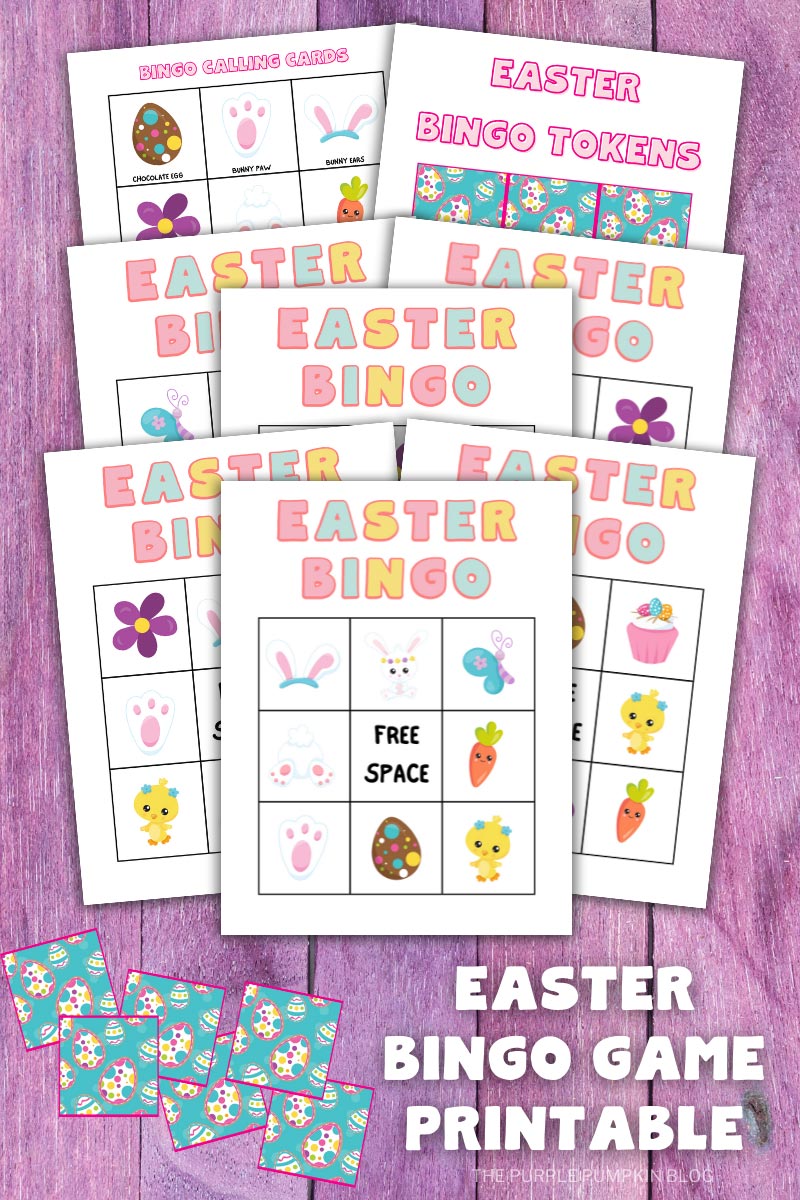 Free Printable Easter Bingo Cards For Springtime Bingo Games!