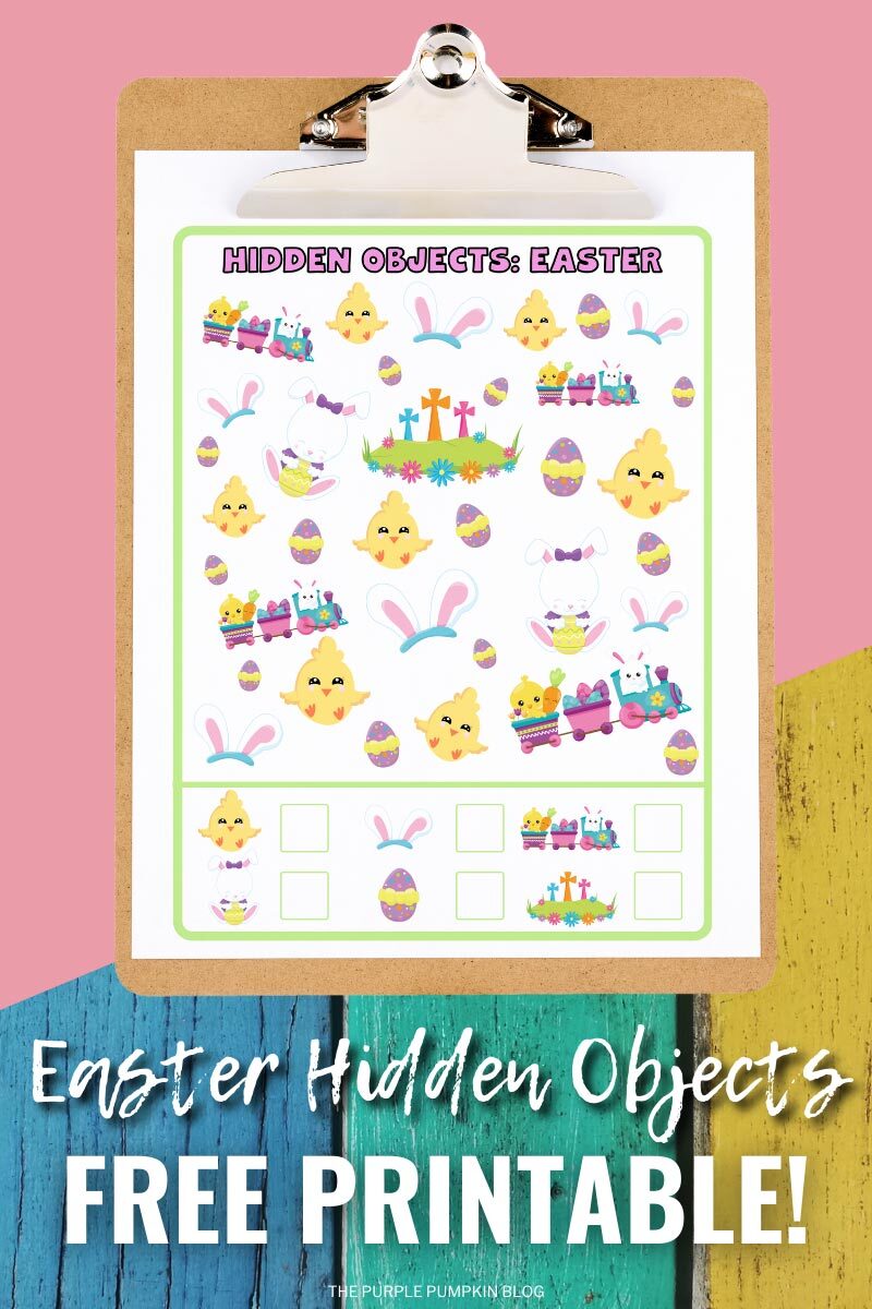 Easter Hidden Objects Free Printable!