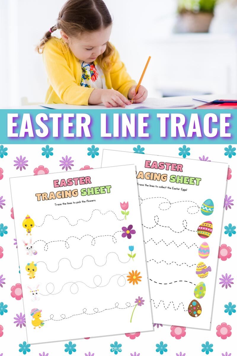 Easter Line Trace Printable