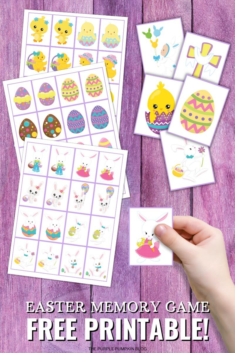 Easter Memory Game Free Printables