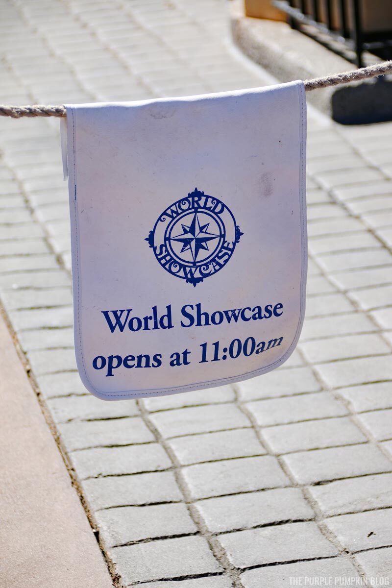 Epcot World Showcase Sign