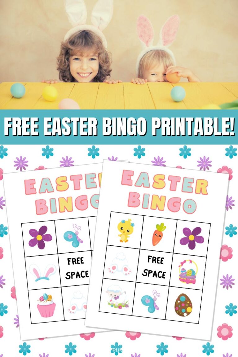 Free Printable Easter Bingo Cards For Springtime Bingo Games!