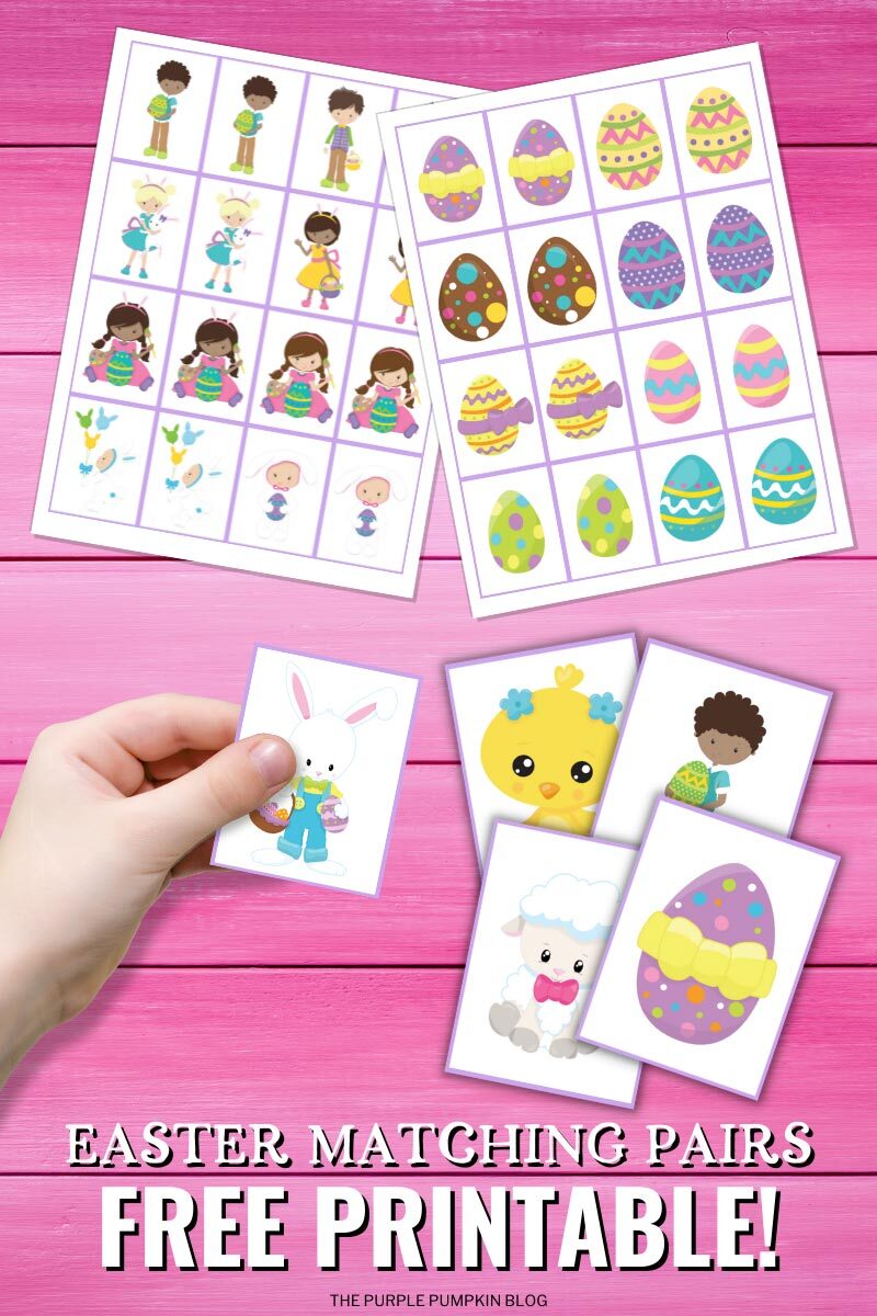 Free Easter Matching Pairs Printable!