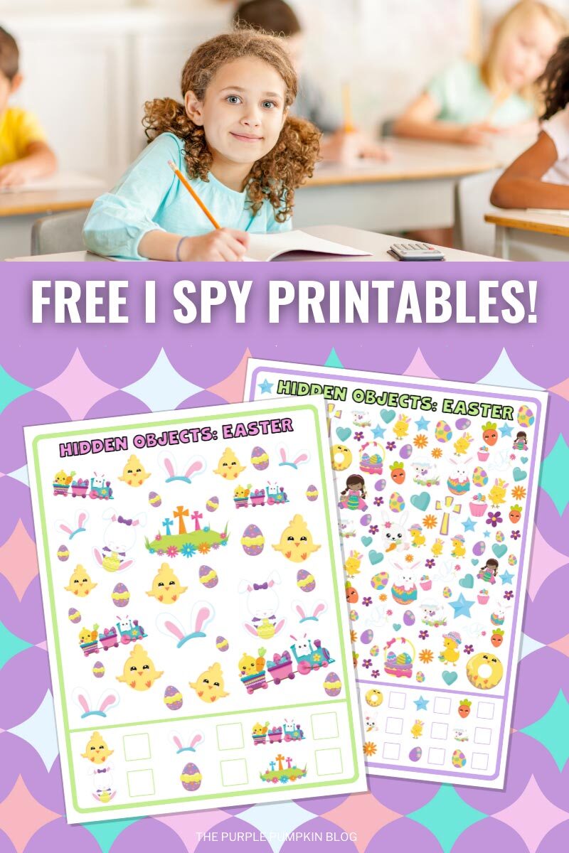 Free I Spy Printables! For Easter