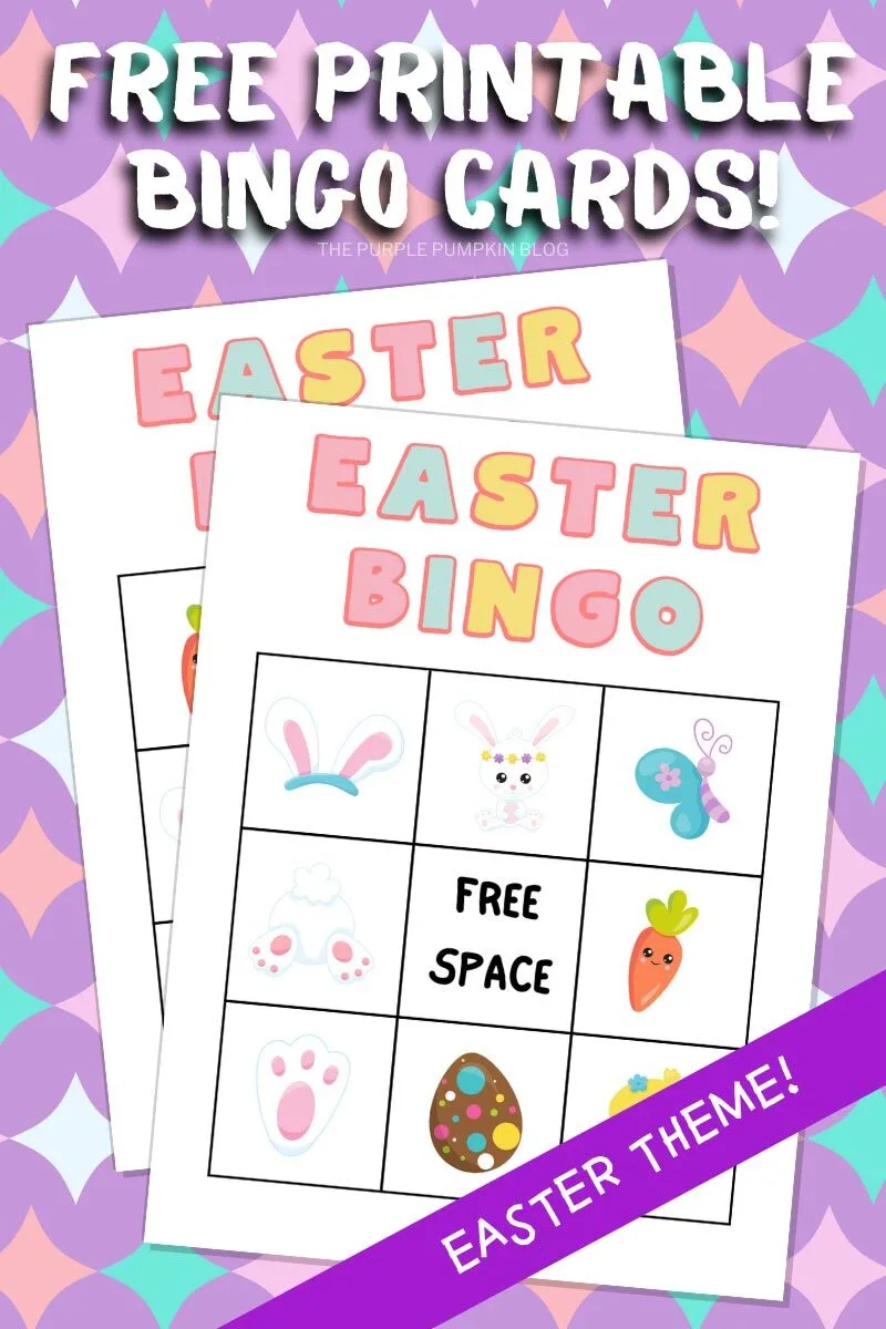 Free Printable Easter Bingo Cards For Springtime Bingo Games!