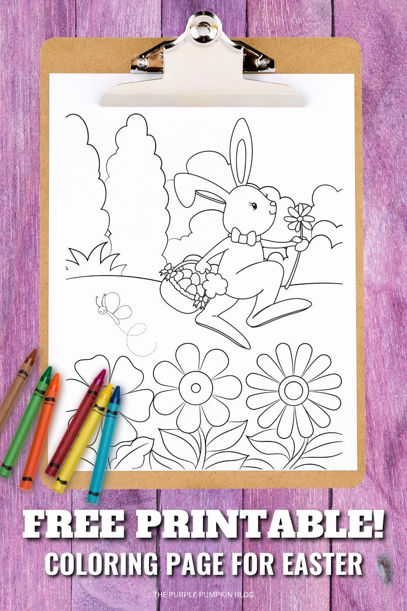 Free Printable! Coloring Page for Easter