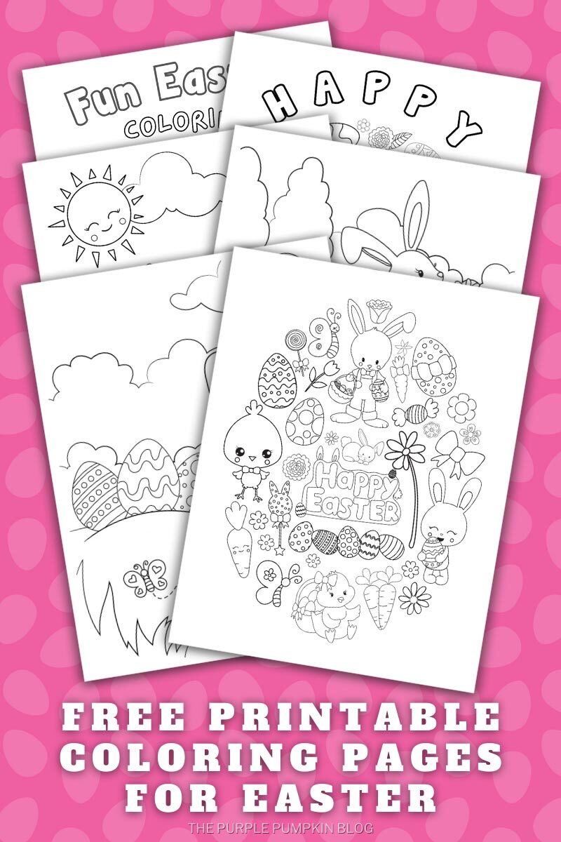 Free Printable Coloring Pages for Easter