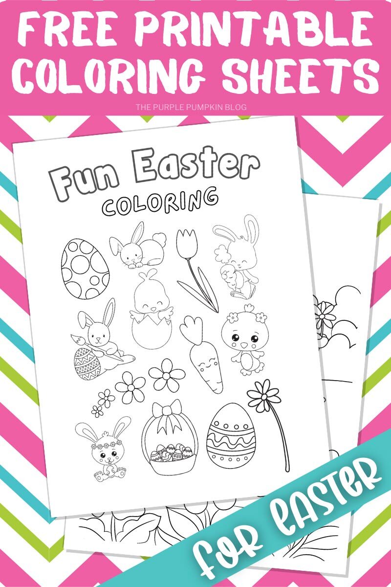 Free Printable Easter Coloring Pages!