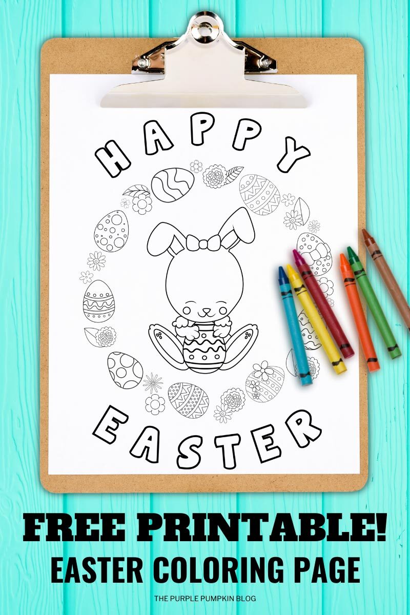 Free Printable! Easter Coloring Page