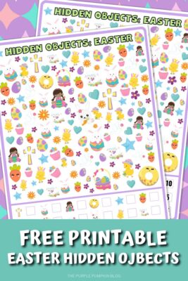 Free Printable Hidden Objects Easter Game (I Spy Easter)