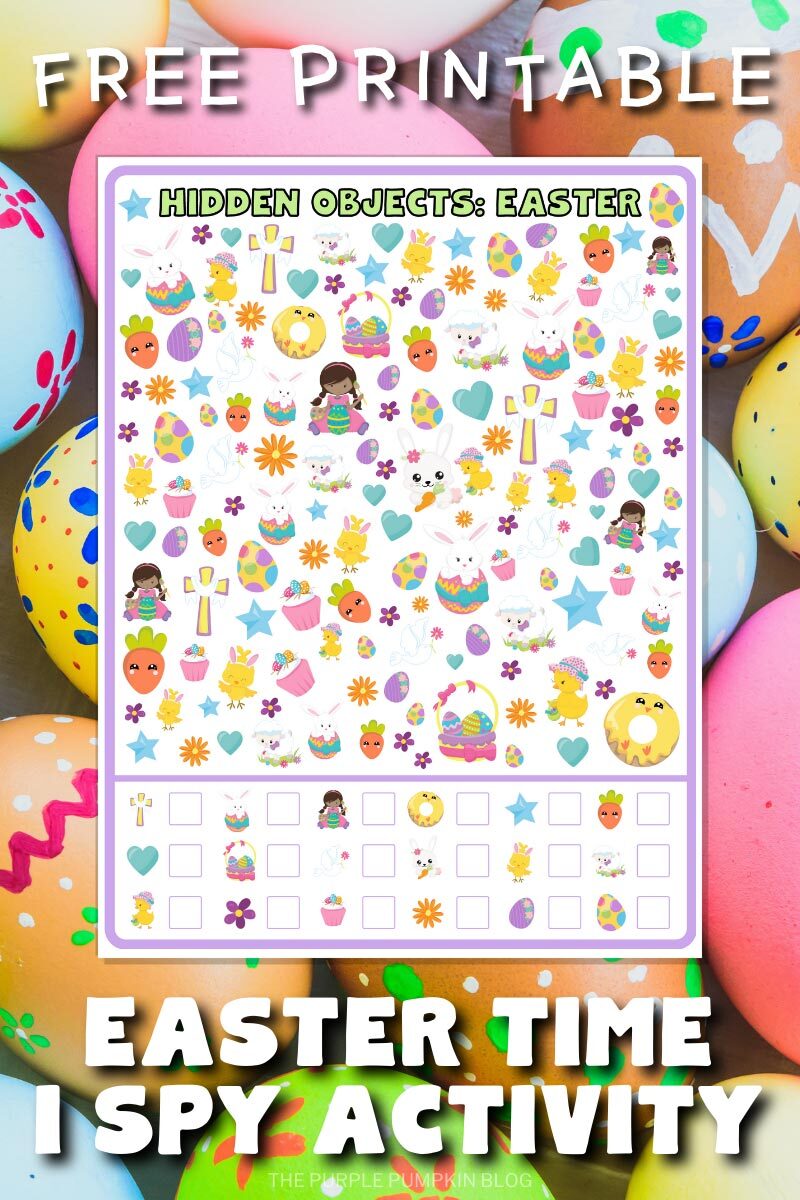 Free Printable Easter Time I Spy Activity